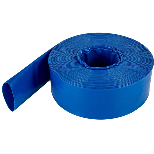 & & BENTISM Fabric with Lay Transfer Ideal Hose Backwash x Duty Hose, for Heavy plastic Drain Water 3" Pool Swimming Hose, Weather-proof Burst-proof, Discharge Clamps, 105', Flat