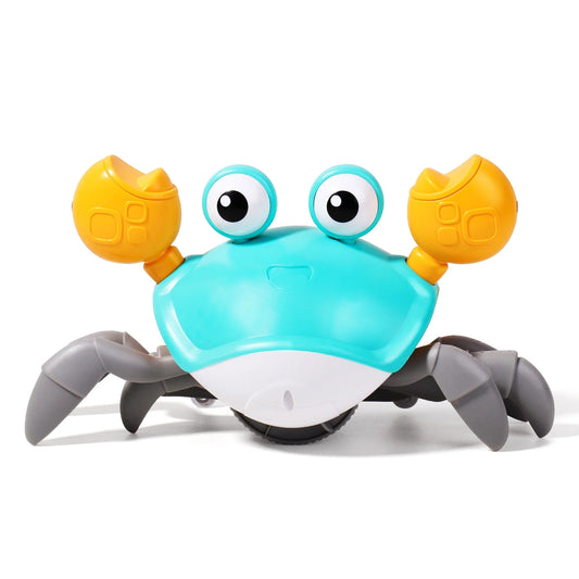 & And Development Colorful Infant Kids Gifts 36 Walking Gift Baby Music Toys And For Crab: Birthday Interactive Months Crawling Toddlers Adonis Time Learning Tummy Crawl, Toy For Cool