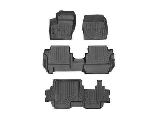 & 2018-2023 Fit Set 3rd Ford Black Custom Connect with Row), FloorLiners - Transit WeatherTech Complete (1st, compatible 2nd,